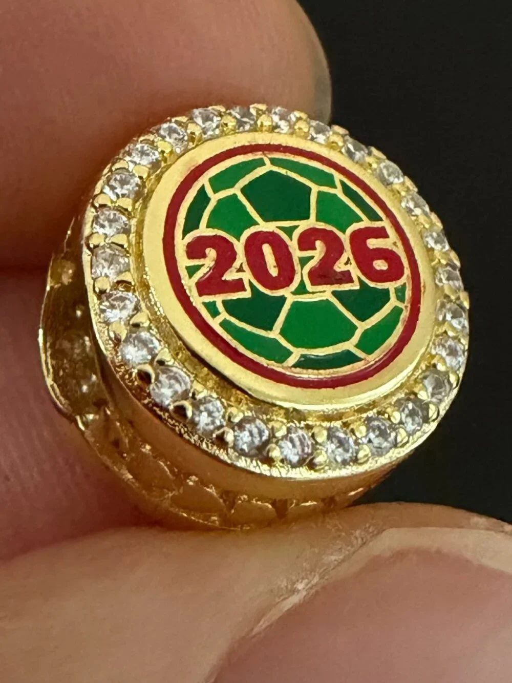 Authentic Pandora 2026 World Cup MEXICO Bead Charm Exclusive - Picture 1 of 4